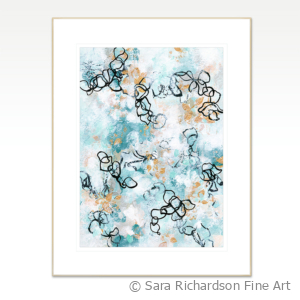 Contemporary abstract nature artwork by artist Sara Richardson