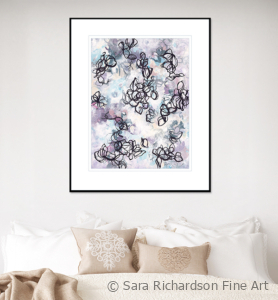 Sara Richardson contemporary abstract art originals and fine art print reproductions